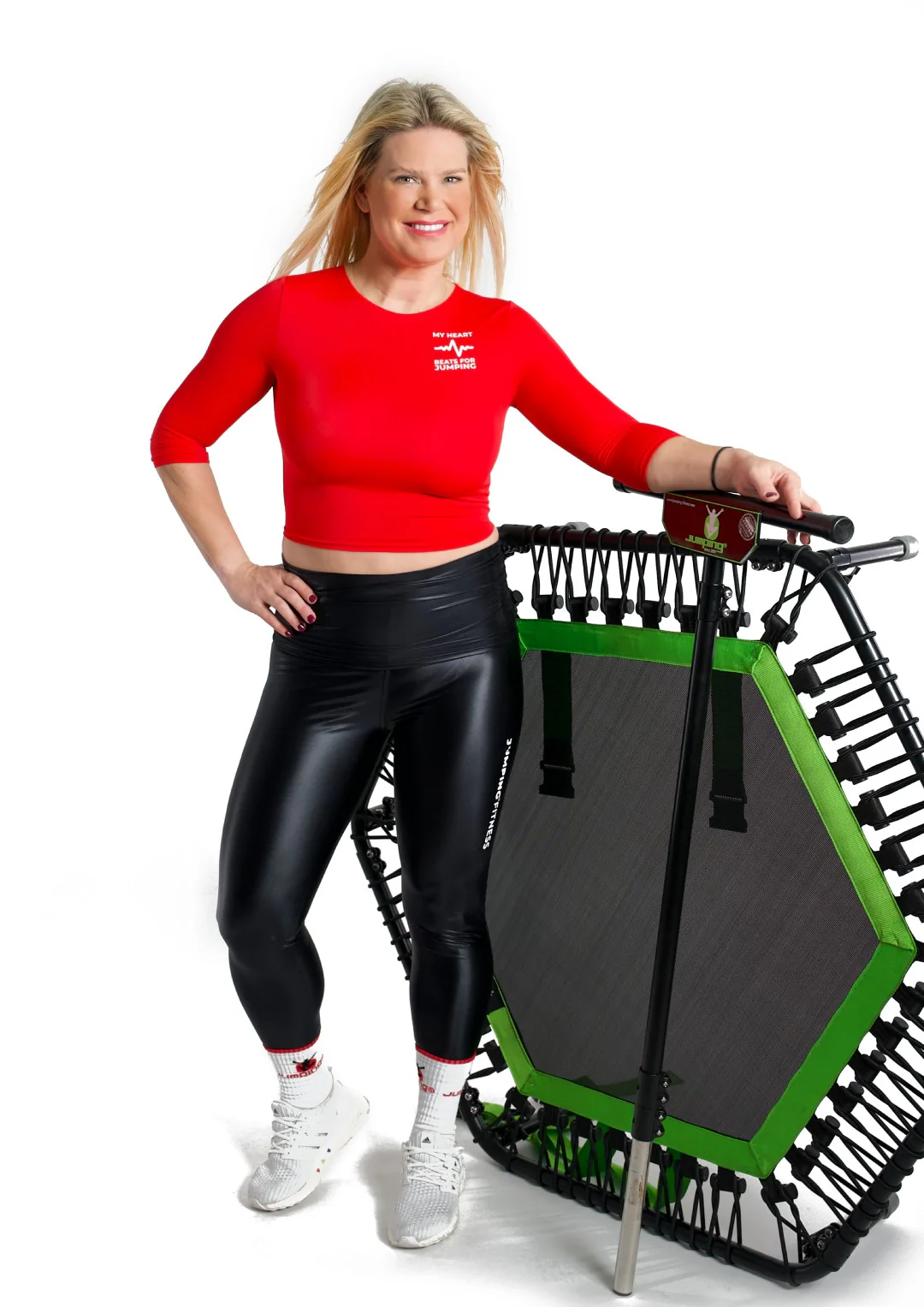 Red CROP TOP BEAT with long sleeves - Image 3