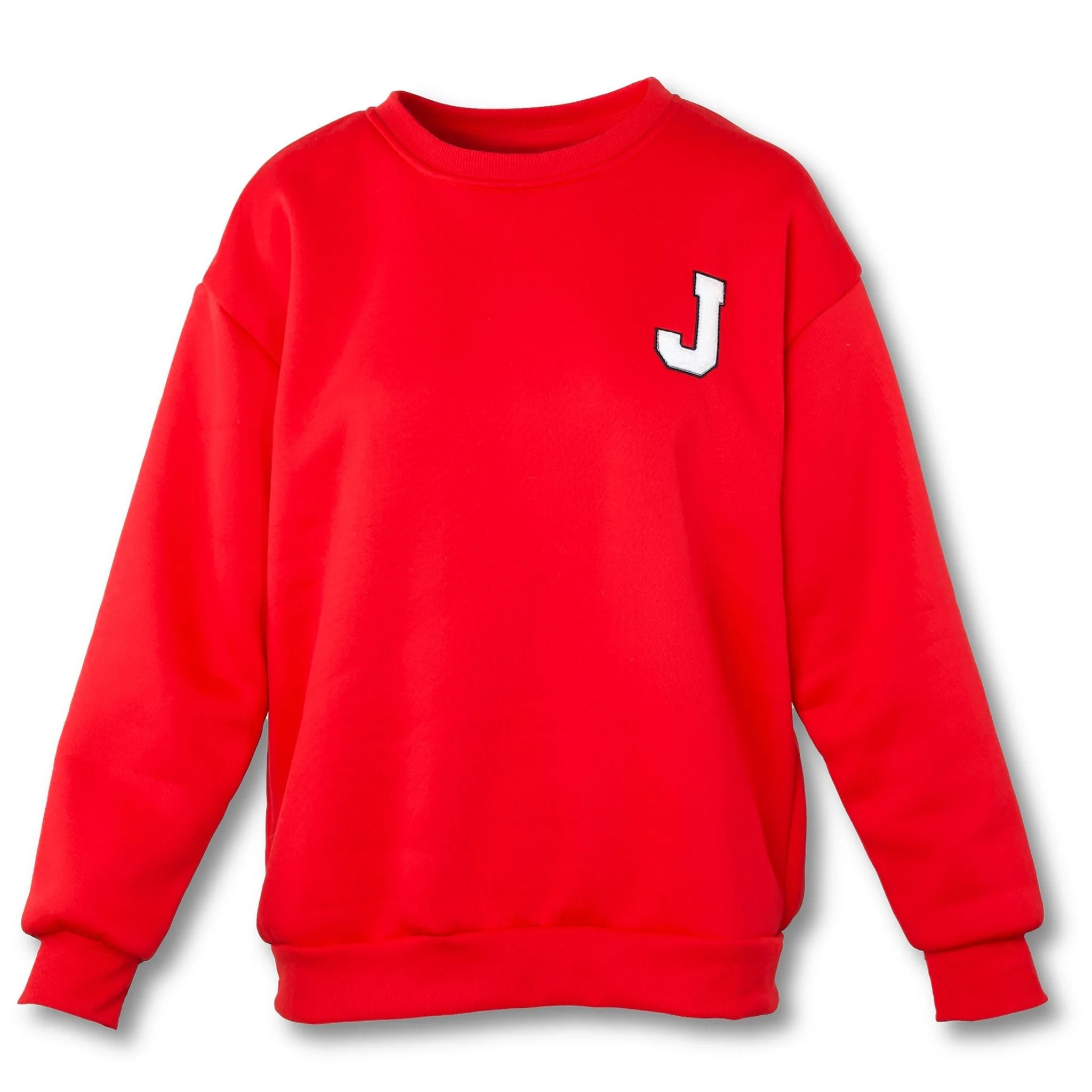 Red sweatshirt with JUMPING® graphic and iconic figure - Image 2